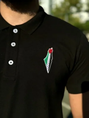 Unisex PS Flag baskılı tişort beden geniş kalıp