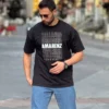 Amarenz baski ön oversize tişört AMARENZ