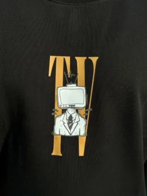 Amarenz baski oversize tişört TV MOOD