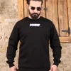 Amarenz Üç İplik Baskılı ön ve arka Sweatshirt DOUBT