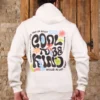 Amarenz Üç İplik Baskılı ön ve arka Kapüşonlu Sweatshirt kindness