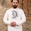 Amarenz Üç İplik Baskılı ön Sweatshirt astronaut