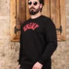 Amarenz Üç İplik Baskılı ön ve arka Sweatshirt ENEMY
