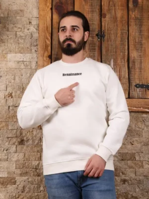 Amarenz Üç İplik Baskılı ön ve arka Sweatshirt RENAISSANCE
