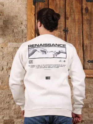 Amarenz Üç İplik Baskılı ön ve arka Sweatshirt RENAISSANCE