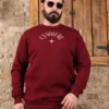 Amarenz Üç İplik Baskılı ön ve arka Sweatshirt CYNOSURE