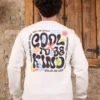 Amarenz Üç İplik Baskılı ön ve arka Sweatshirt KINDNESS