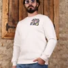 Amarenz Üç İplik Baskılı ön ve arka Sweatshirt KINDNESS
